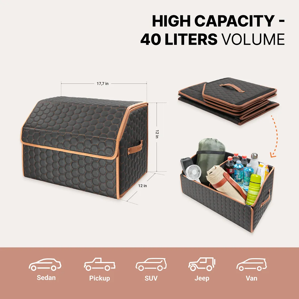 Car Trunk Organizer  |  17.7 in – “Hexy” by Owleys - View 4