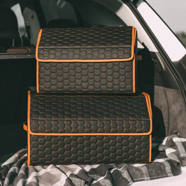 Close-up of Car Trunk Organizer  |  17.7 in – “Hexy” by Owleys - view 7 (product view)