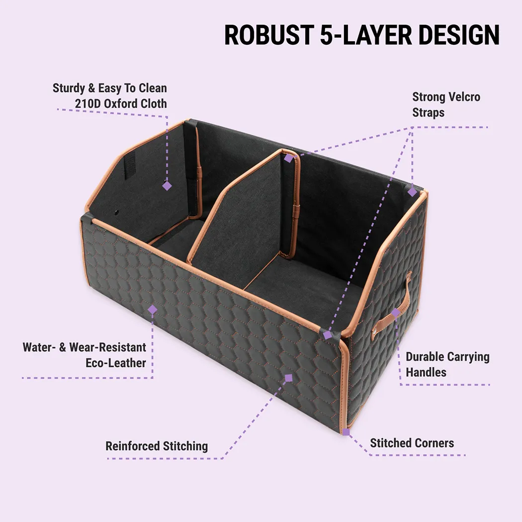 Small Trunk Organizer  |  “Hexy” by Owleys in detail - image 1 (product view)