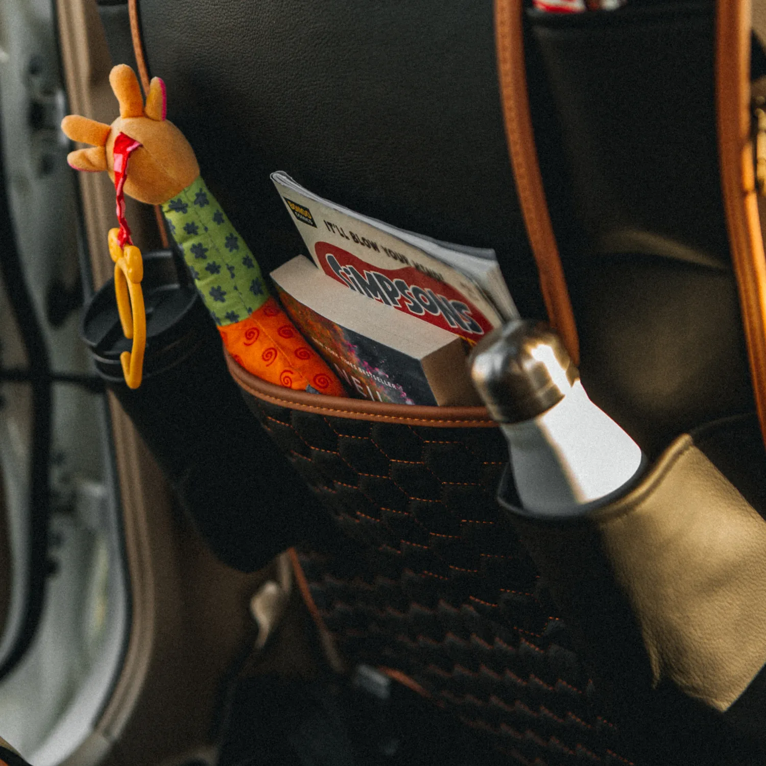 Car Back Of Seat Organizer  |  “Hexy” by Owleys - View 12