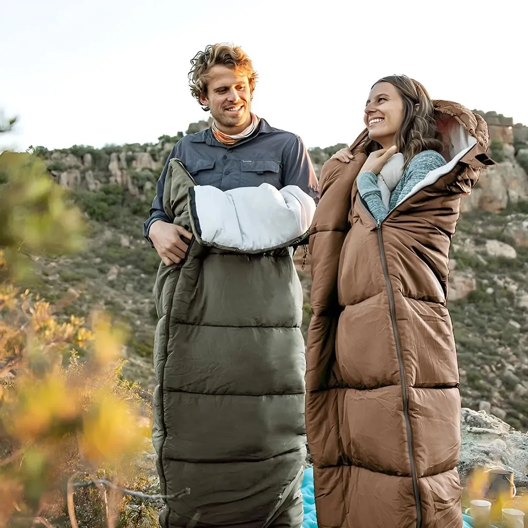 Hiking Sleeping Bag  |  “Feather” by Owleys