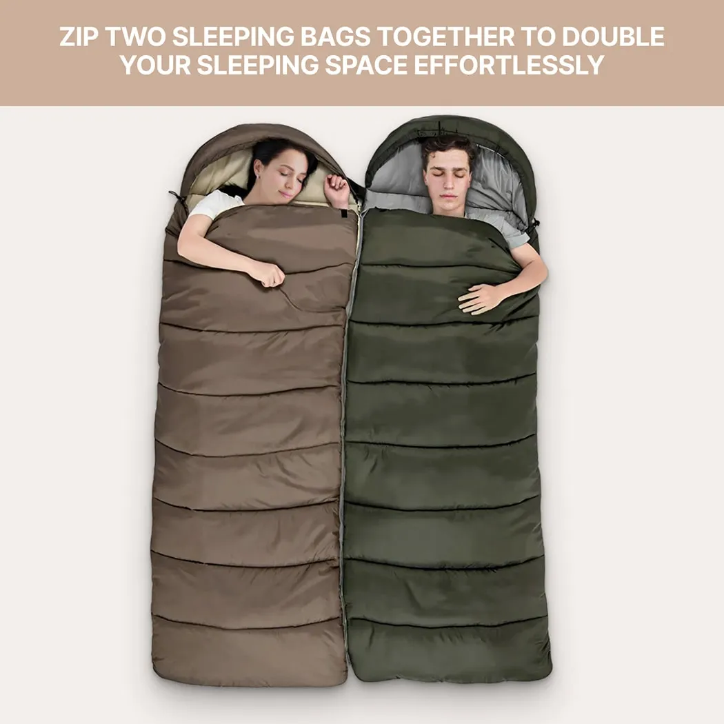 Image of Hiking Sleeping Bag  |  “Feather” by Owleys - view 5 (product view)