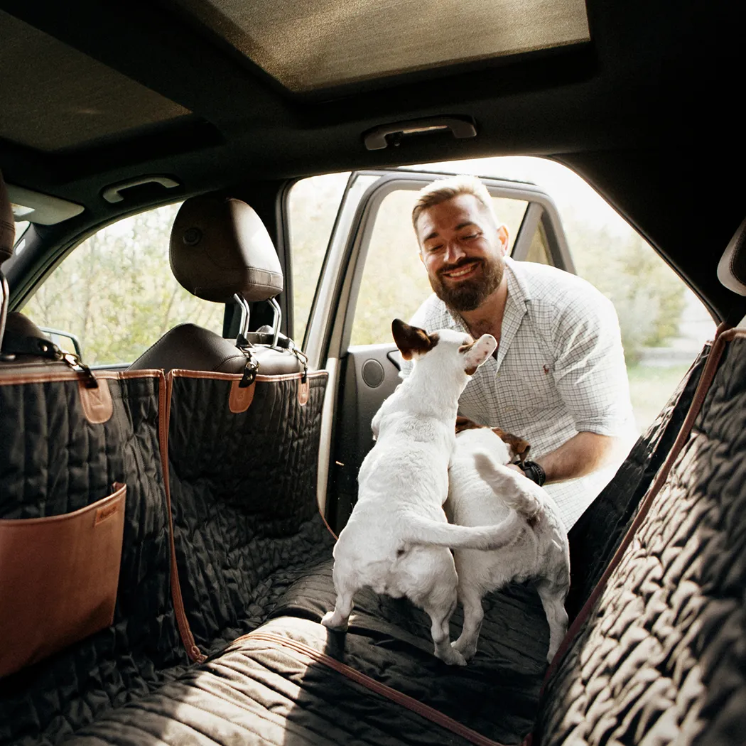 Close-up of Sturdy Car Dog Hammock  |  “Travel Buddy Mk. II” by Owleys - view 7 (product view)