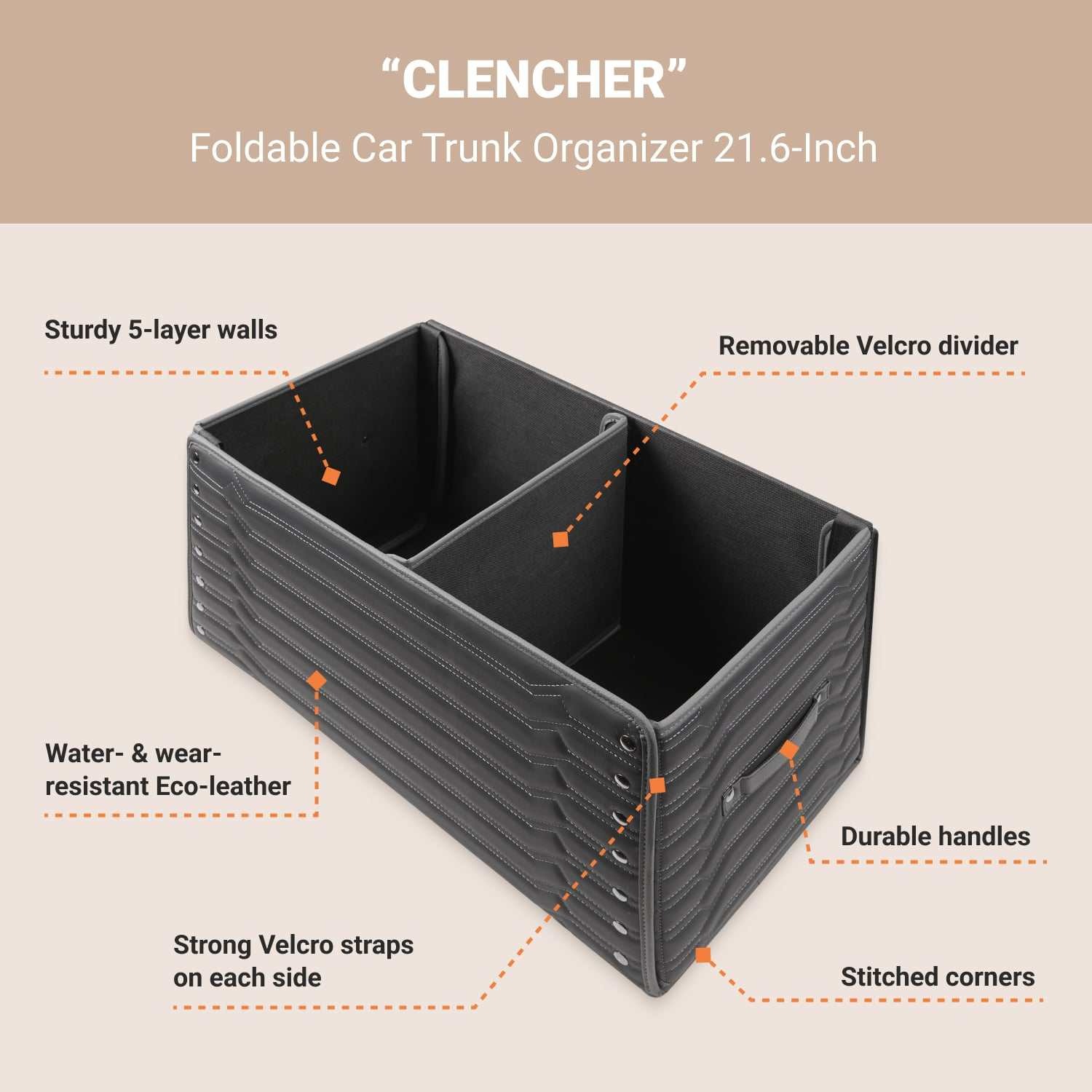 Hyundai Trunk Organizer in detail - image 1 (product view)