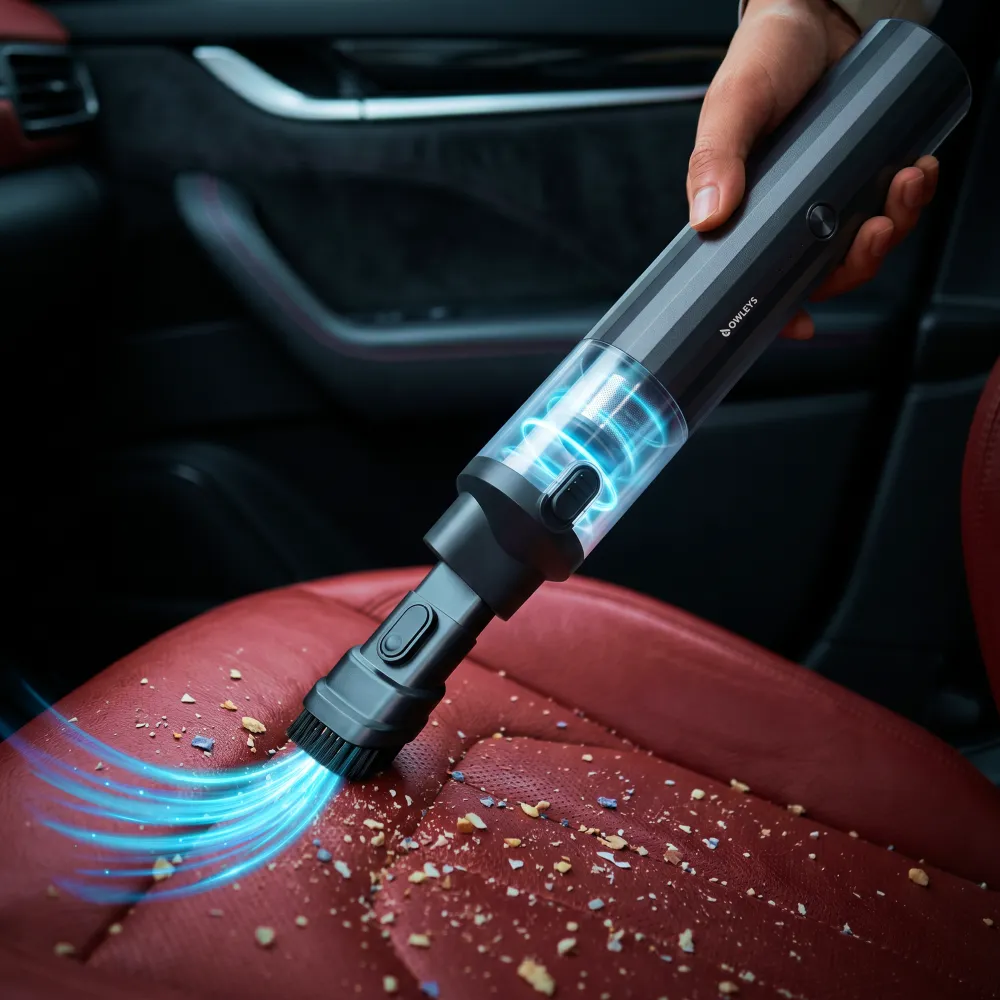 Cordless Handheld Car Vacuum Cleaner  |  “Owler 16000” by Owleys