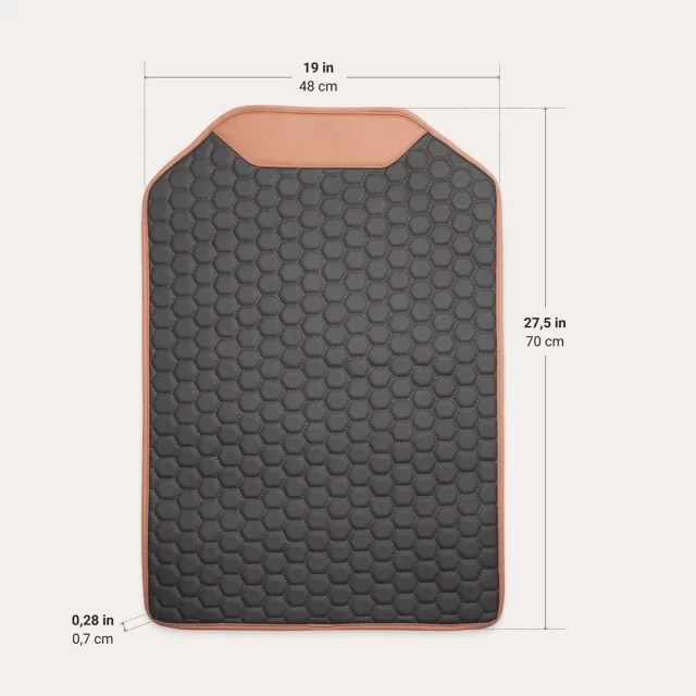 Car Seat Back Protector  |  “Hexy” by Owleys product image 8 (product view)