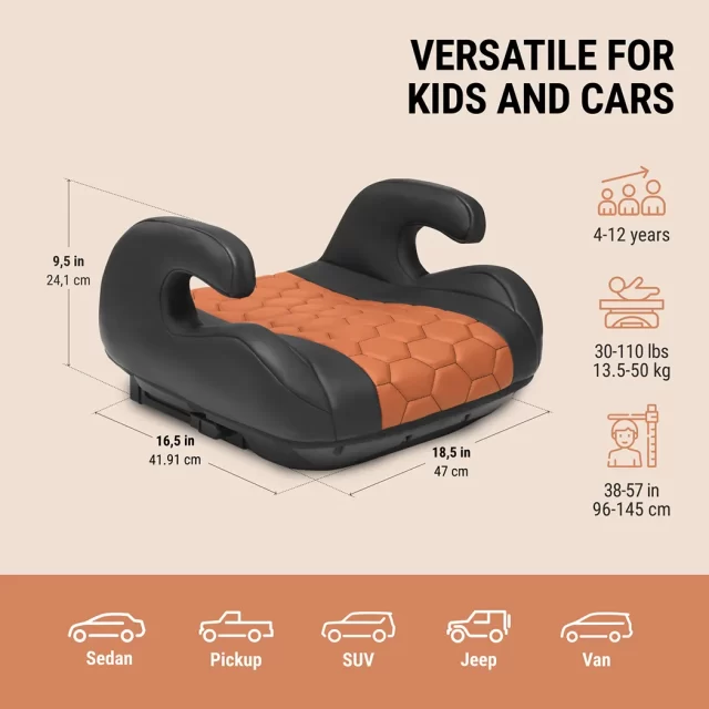 Close-up of Best Booster Seat  |  “Snug Bug” by Owleys - view 2 (product view)