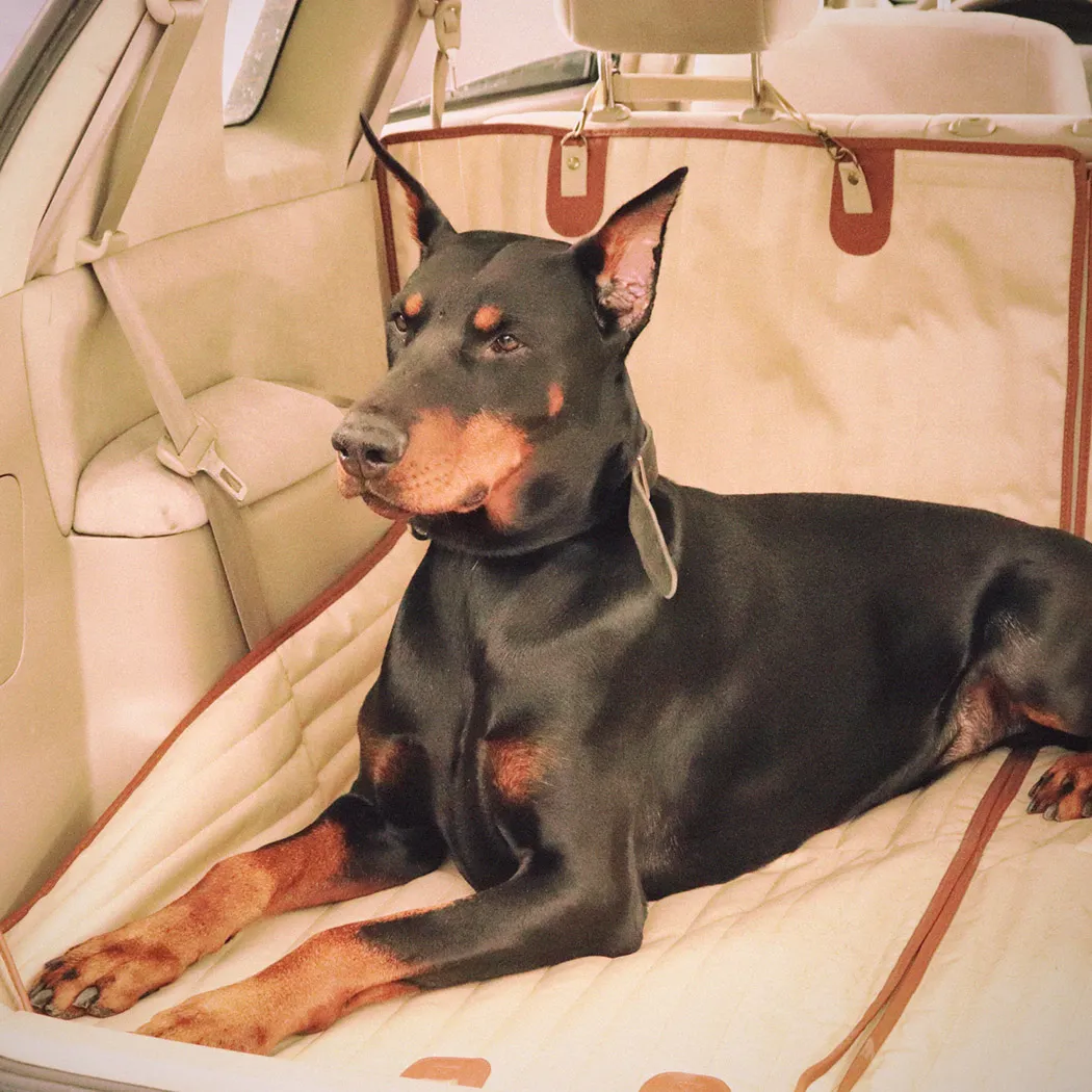 Dog Auto Hammock  |  Beige “Travel Buddy Mk. II” by Owleys - View 8