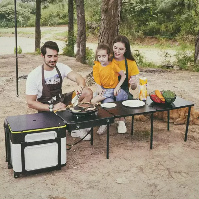 Camp Kitchen with Sink  |  “Cookmate” by Owleys