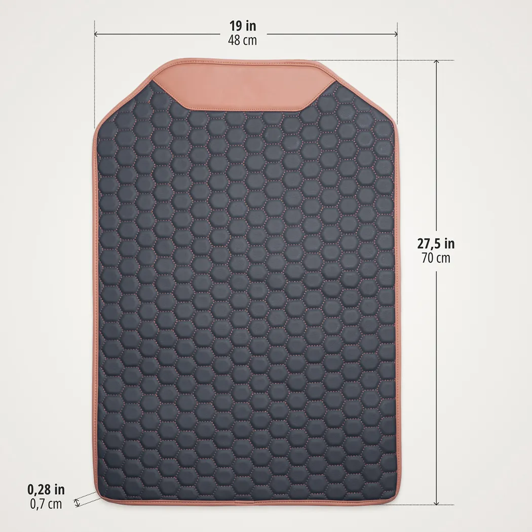 Back Seat Covers for a Car  |  “Hexy” by Owleys in detail - image 6 (product view)