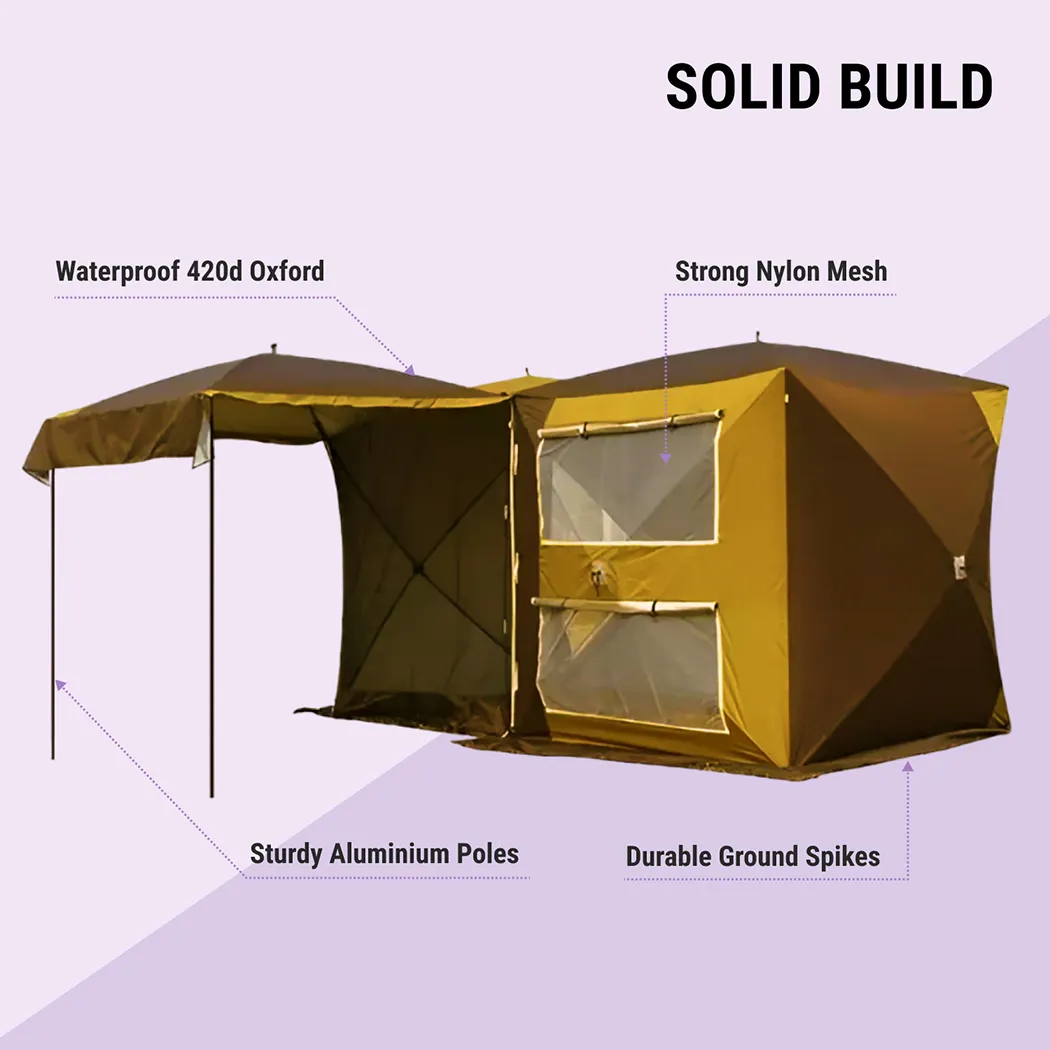 Close-up of Tent for a SUV  |  “TailTent” by Owleys - view 2 (product view)