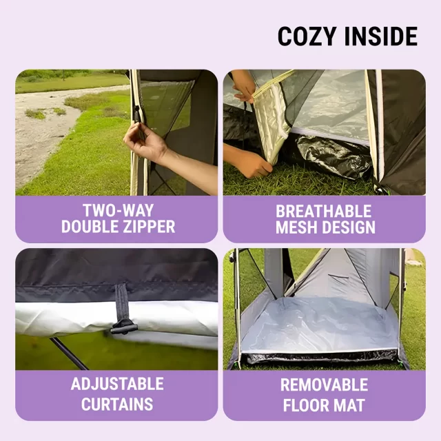 Detailed look at Tent for a SUV  |  “TailTent” by Owleys - image 4 (product view)