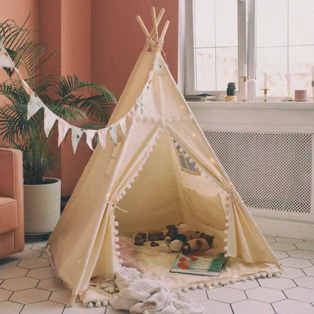 Detailed look at Childs Teepee  |  “Sahara” by Owleys - image 9 (product view)