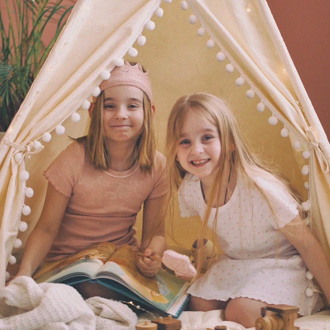 Close-up of Childs Teepee  |  “Sahara” by Owleys - view 7 (product view)