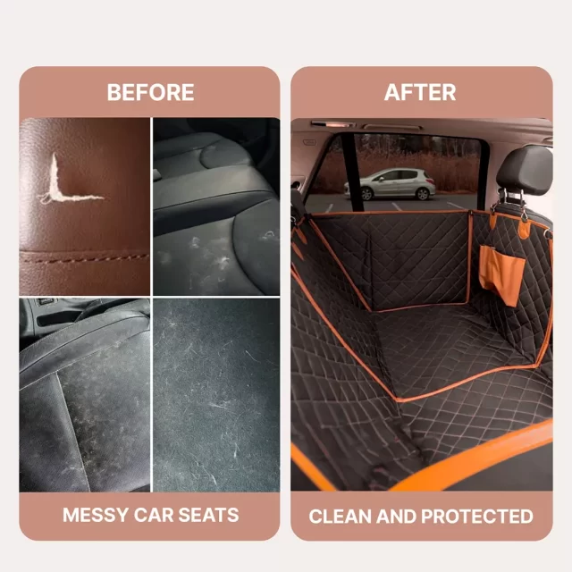 Image of Durable Waterproof Dog Car Seat Cover  |  “Travel Buddy” by Owleys - view 5 (product view)