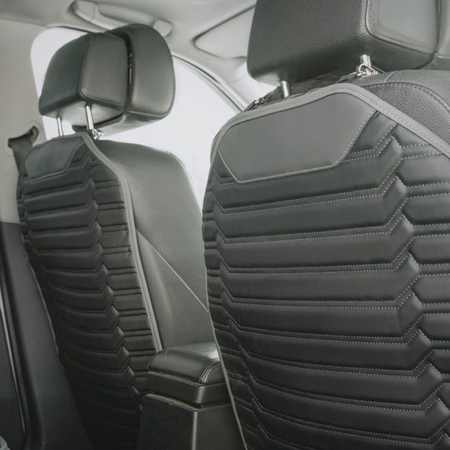 Car Seat Back Protector  |  “Highway” by Owleys in detail - image 6 (product view)