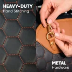 Car Seat Protector Mat  |  “Hexy” by Owleys - View 6