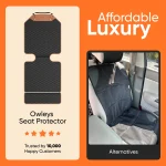 Car Seat Protector Mat  |  “Hexy” by Owleys - View 8