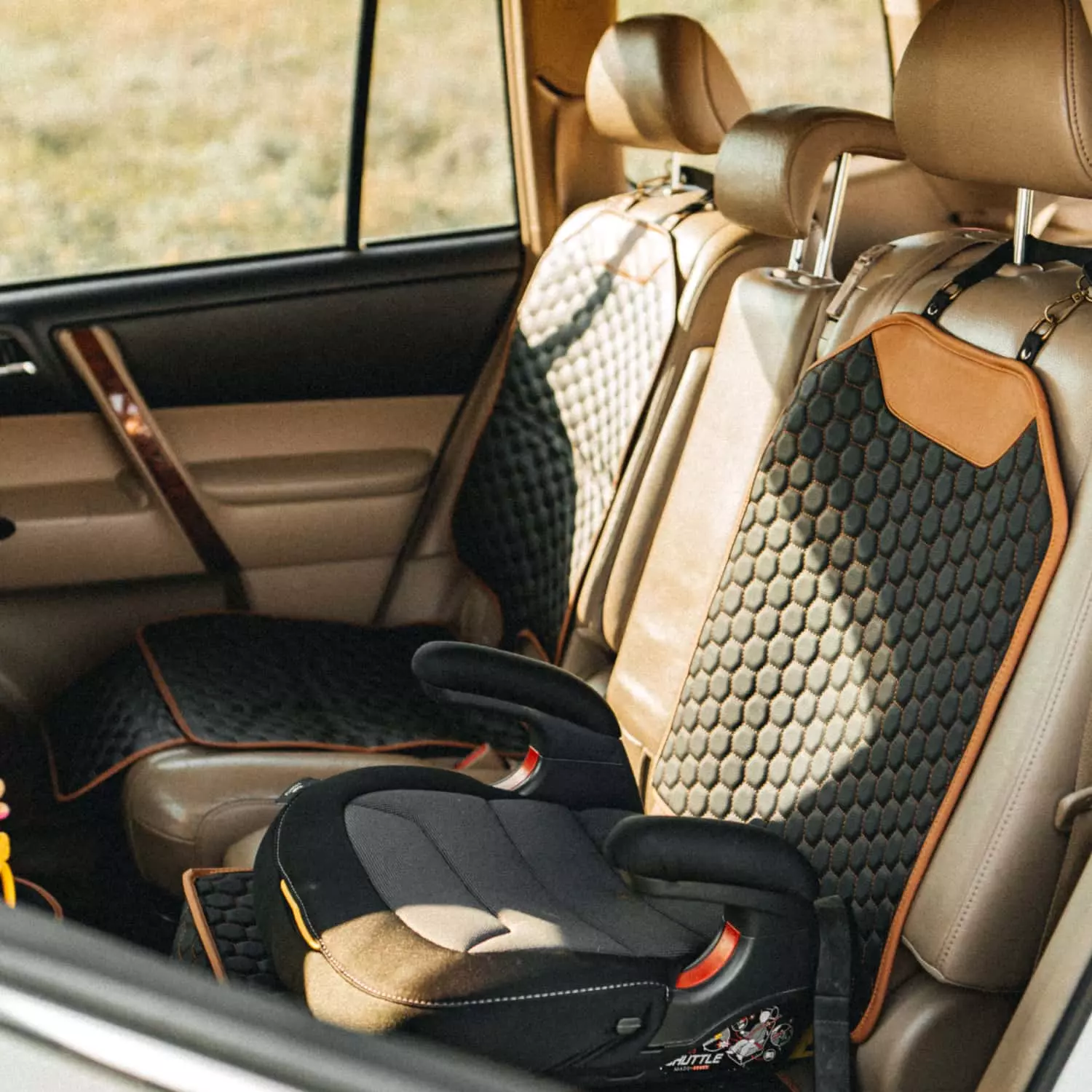 Car Backseat Kick Mat - Kid Proof Seat Protection - Prince Lionheart