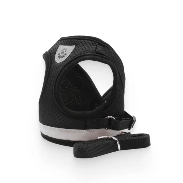  For Small & Medium Dogs | Adjustable Size | Black Nylon 