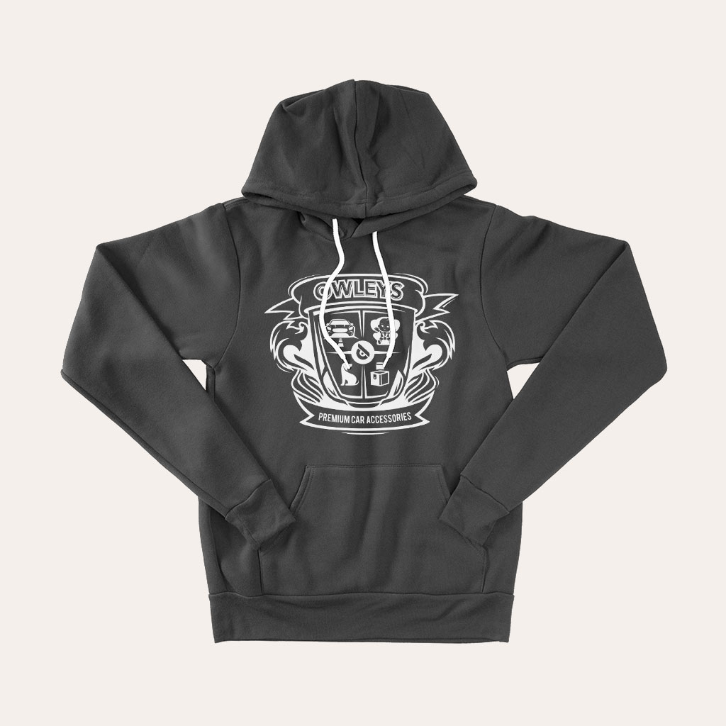 Owleys Unisex Sponge Fleece Hoodie - View 2