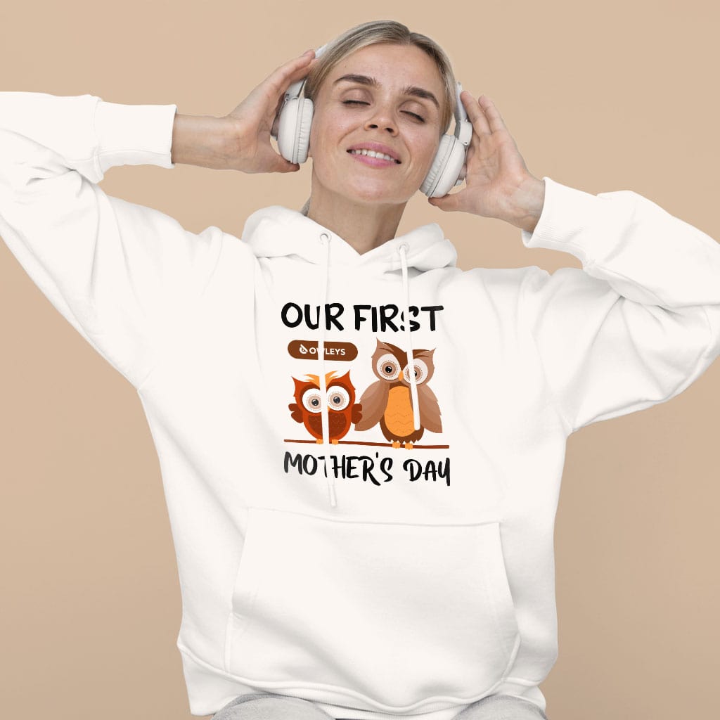 Our First Mother’s Day Heavy Blend Hoodie - View 4