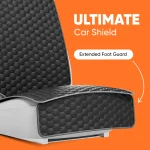 Car Seat Protector Mat  |  Black “Hexy” by Owleys - View 4