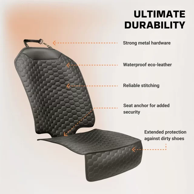 Automotive Car Seat Covers  |  “Black Hexy” by Owleys in detail - image 1 (product view)