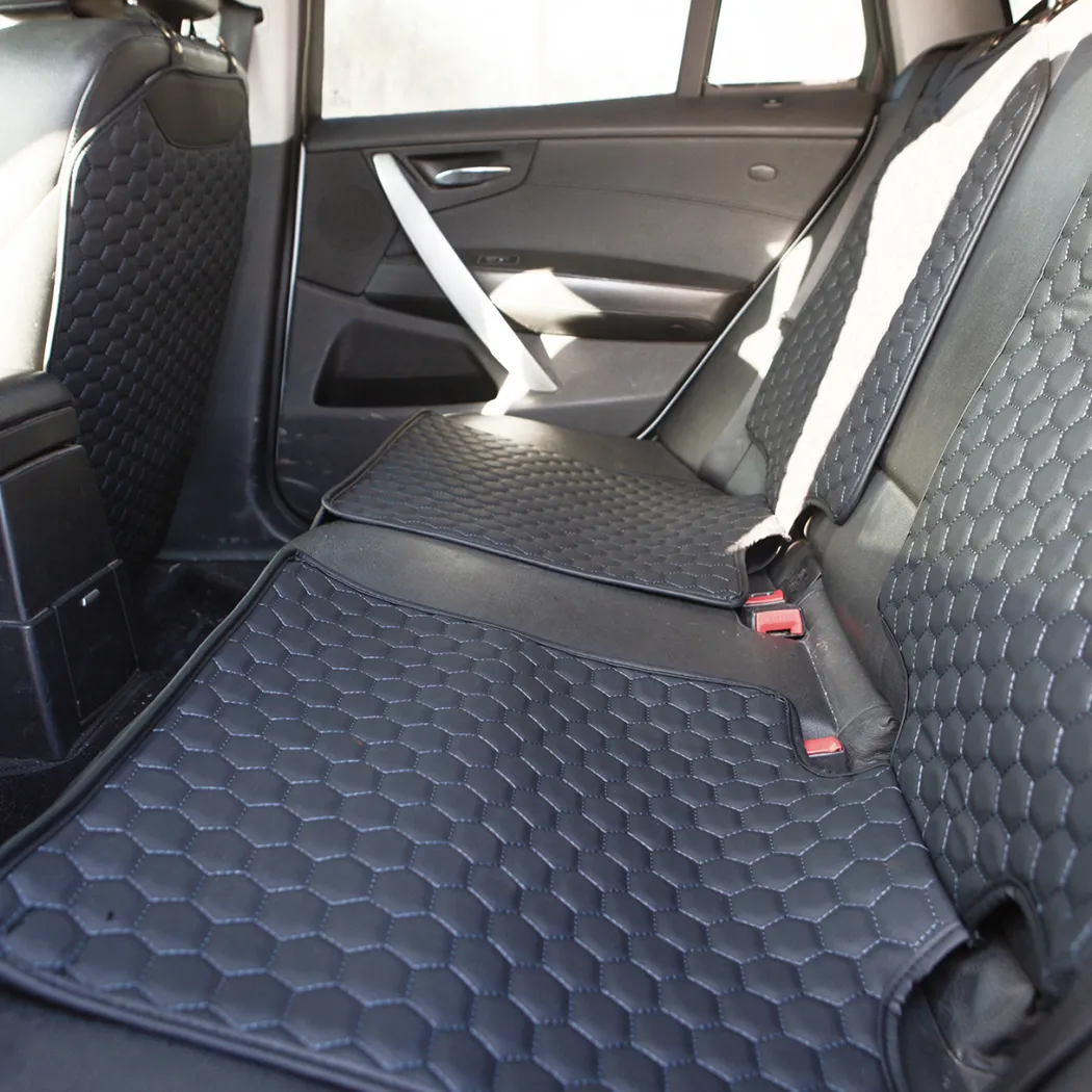 Leather Seat Covers  |  “Black Hexy” by Owleys product image 8 (product view)