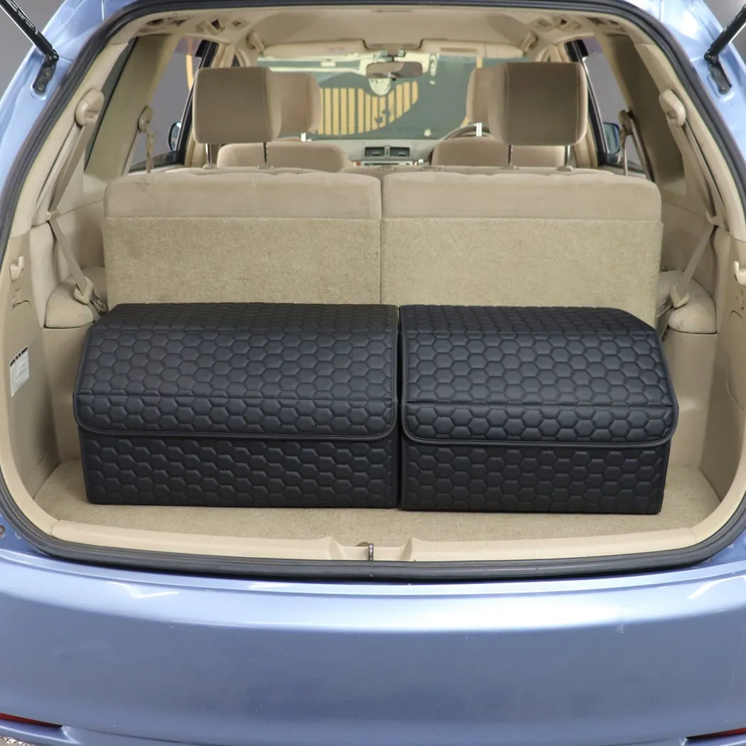 Mens Gift for Car  |  Owleys Black “Hexy” Trunk Organizers - View 5