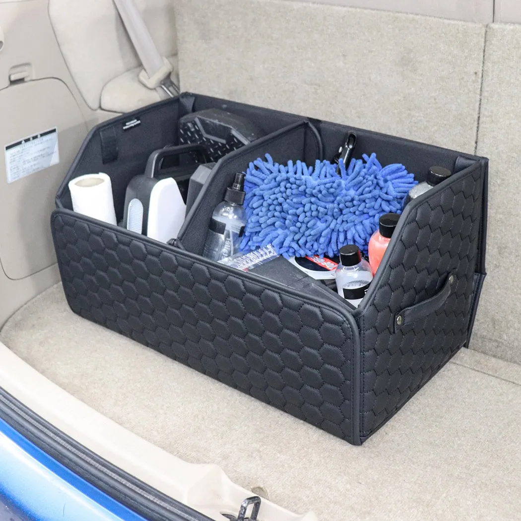 Mens Gift for Car  |  Owleys Black “Hexy” Trunk Organizers - View 7