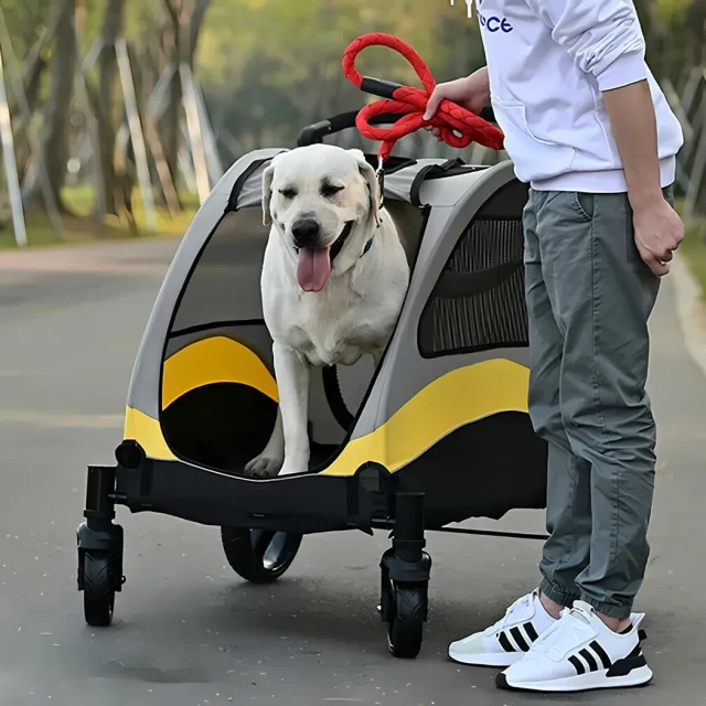 Detailed look at Dog Stroller For Large Breeds  |  “Mighty Mover” by Owleys - image 9 (product view)