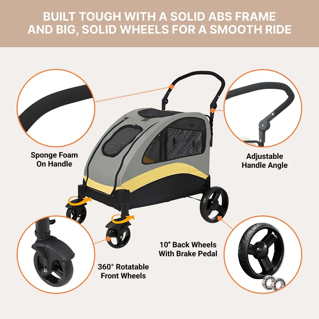 Detailed look at Dog Stroller For Large Breeds  |  “Mighty Mover” by Owleys - image 4 (product view)