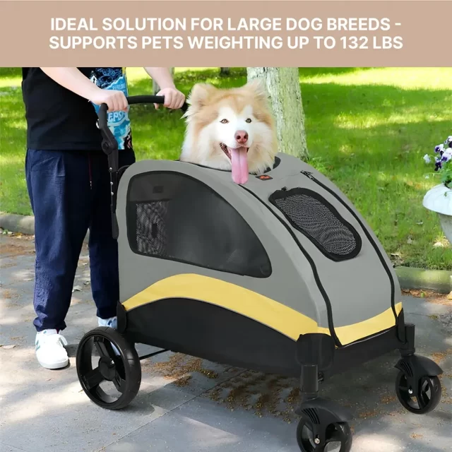 Pet Stroller For Large Dogs  |  “Mighty Mover” by Owleys product image 8 (product view)