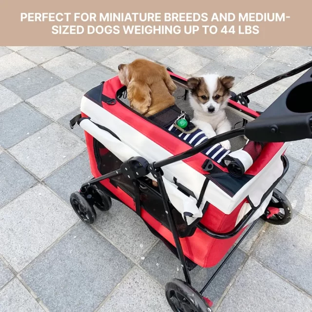 Pet Stroller For Small & Medium Dogs  |  “Mini Mover” by Owleys product image 3 (product view)