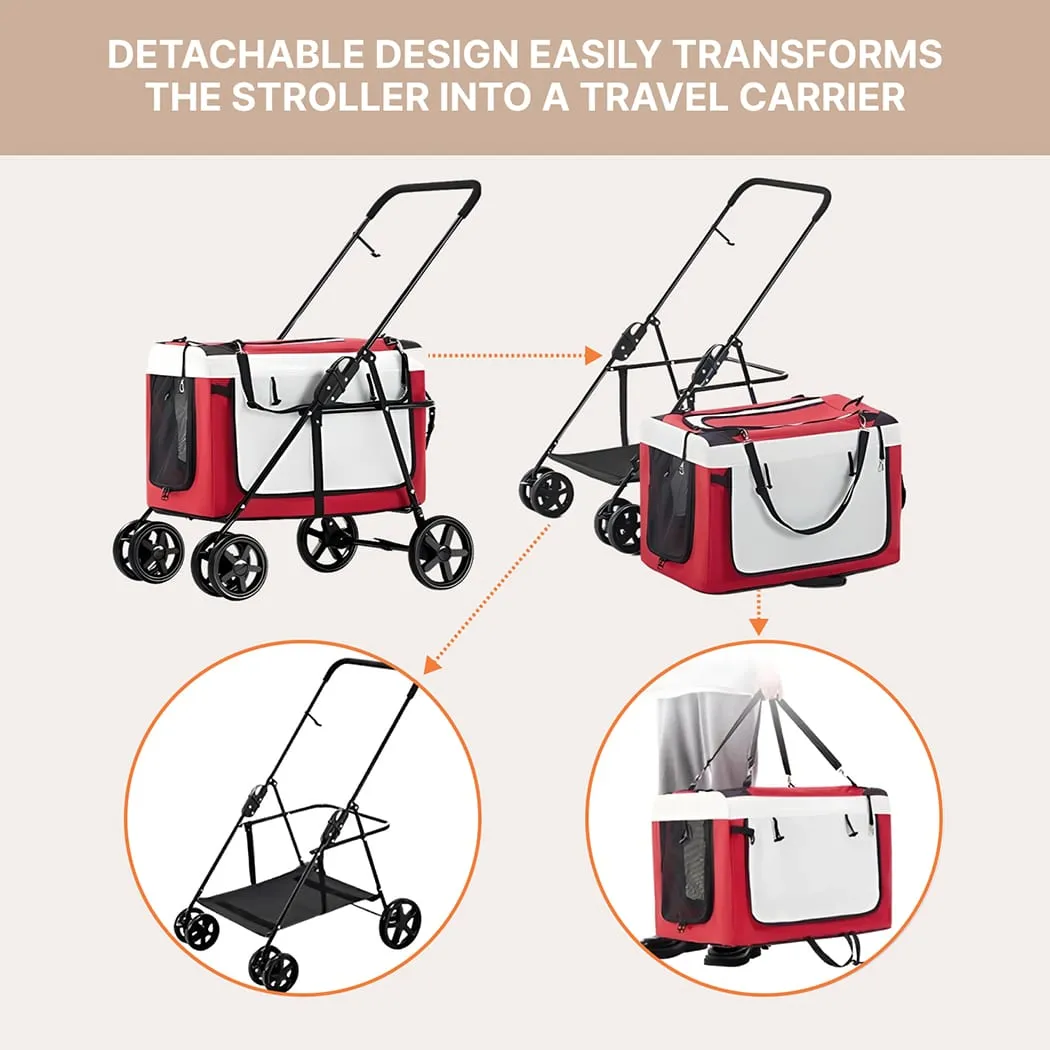 Image of Pet Stroller For Small & Medium Dogs  |  “Mini Mover” by Owleys - view 5 (product view)