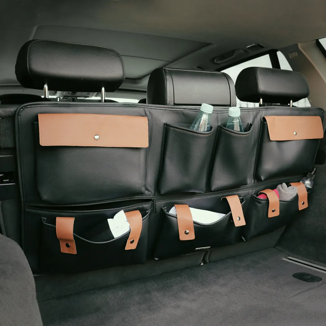 Owleys Car Seat Gap Organizer – Compact – Multifunctional – Black