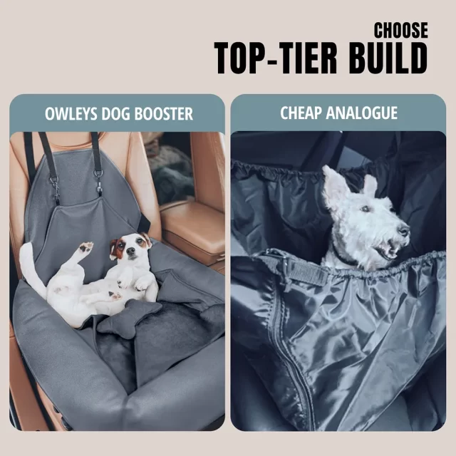 Tesla Model 3 Dog Booster Seat  |  “Pup Spot” by Owleys in detail - image 6 (product view)