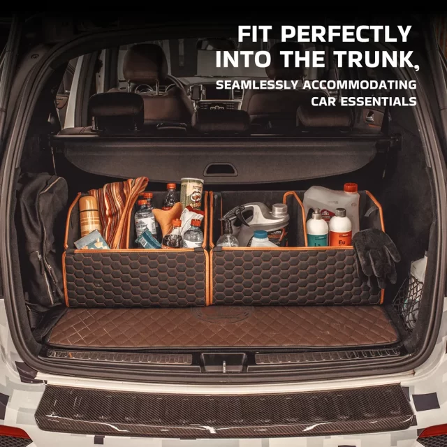 Close-up of Toyota Highlander Trunk Organizer  |  21.6 Inches - view 2 (product view)