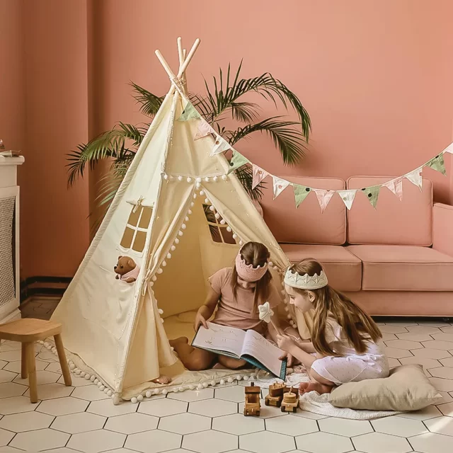 Playroom Tent   |  “Sahara” by Owleys