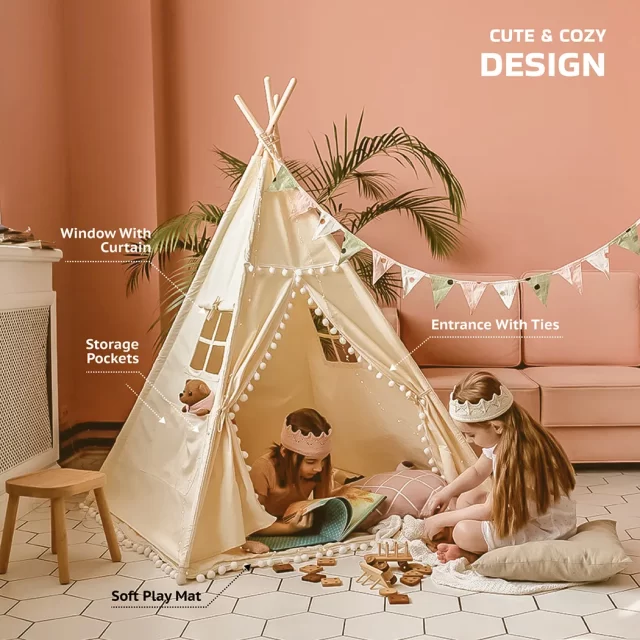 Detailed look at Playroom Tent   |  “Sahara” by Owleys - image 4 (product view)