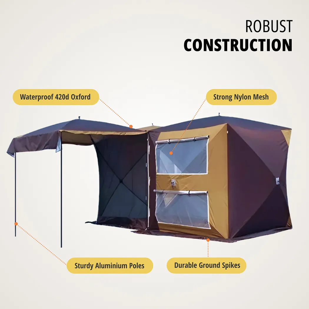 Close-up of CUV Back Tent  |  “TailTent” by Owleys - view 2 (product view)