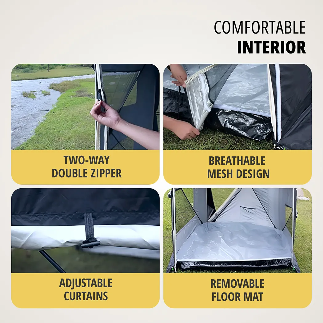 Detailed look at CUV Back Tent  |  “TailTent” by Owleys - image 4 (product view)