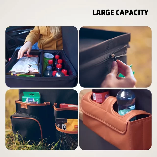 Close-up of Portable Car Organizer  |  “Magic Box” by Owleys - view 2 (product view)