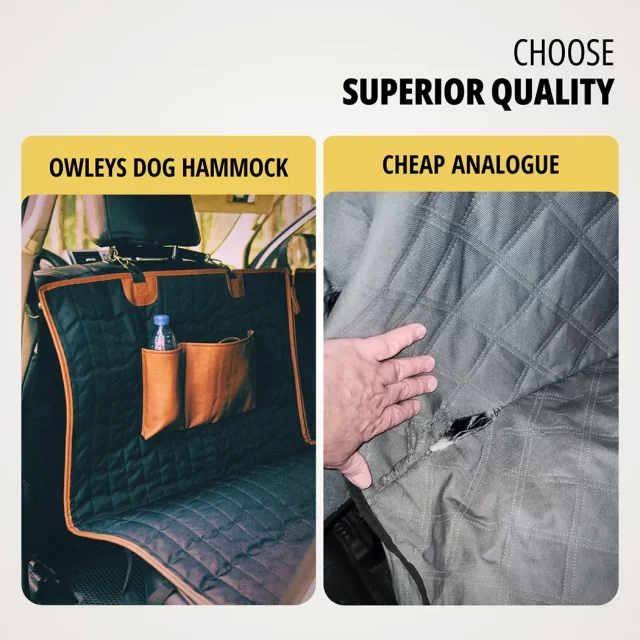 Detailed look at Canine Car Seat Covers  |  “Travel Buddy Mk. II” by Owleys - image 4 (product view)