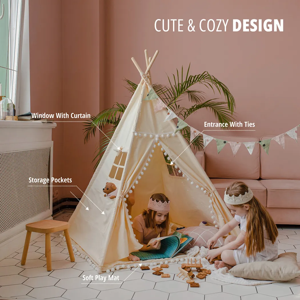 Childrens Indoor Tent  |  “Sahara” by Owleys product image 3 (product view)