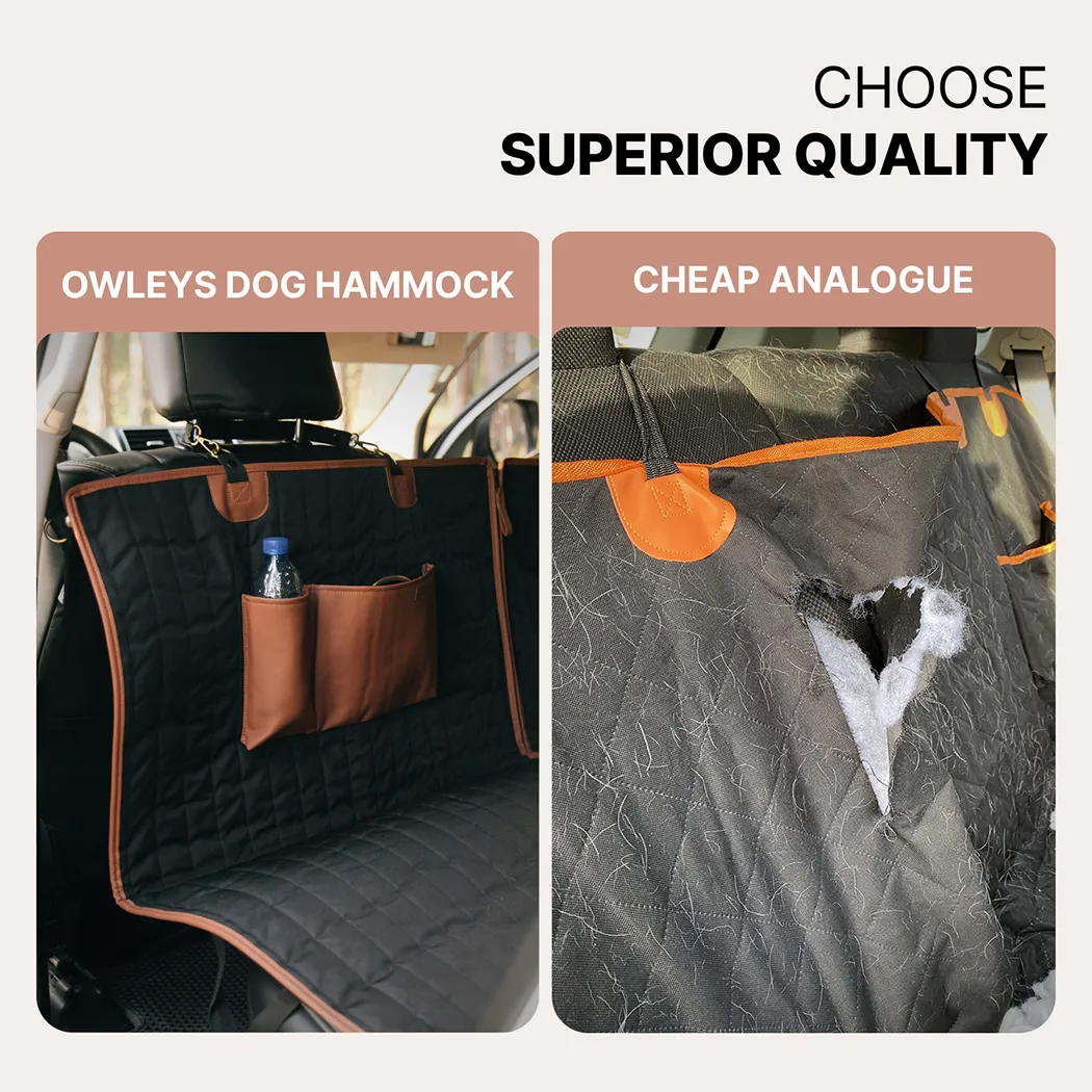 Image of Sturdy Car Dog Hammock  |  “Travel Buddy Mk. II” by Owleys - view 5 (product view)