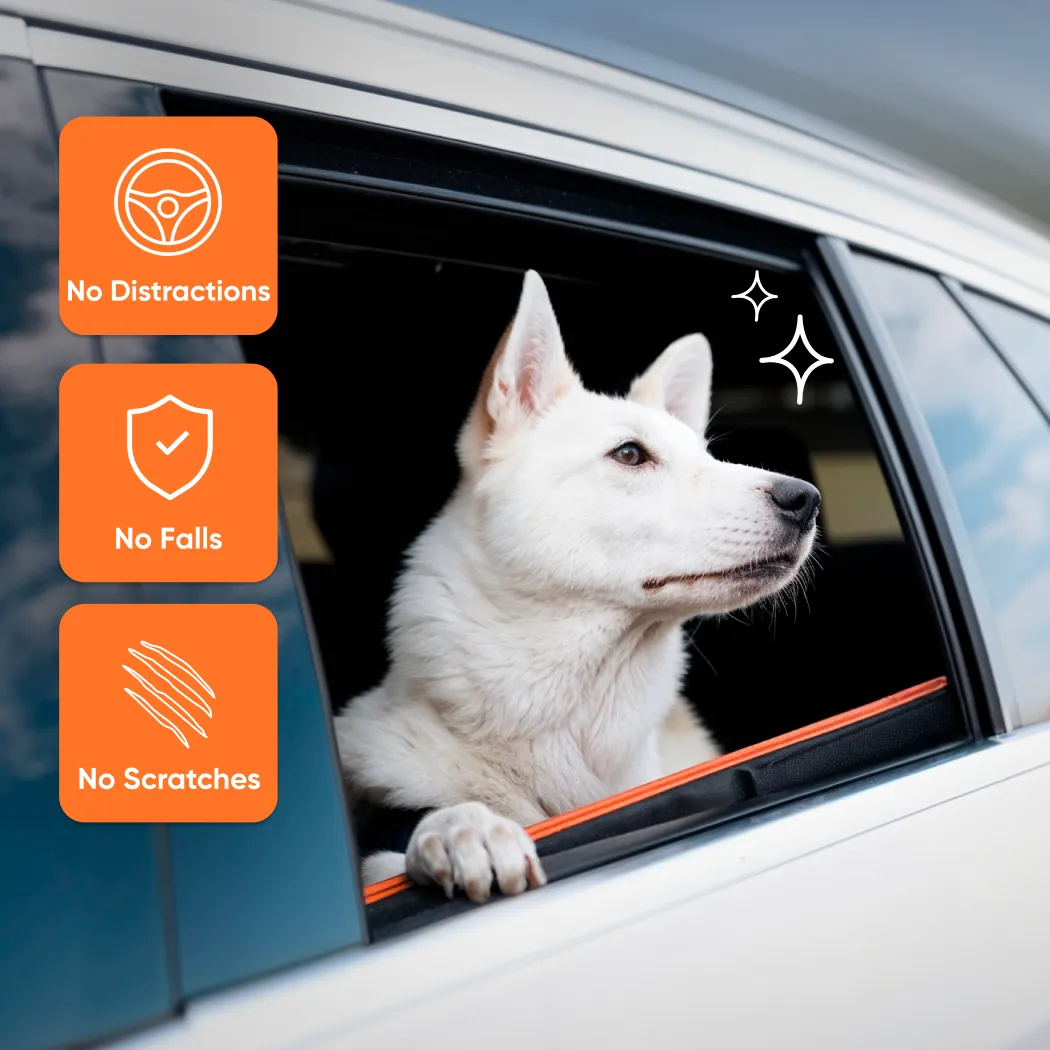 Hard Bottom Dog Car Hammock  |  “Travel Buddy Mk. II” by Owleys - View 3
