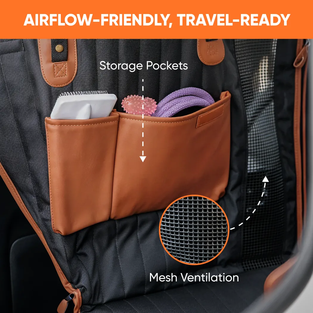 Hard Bottom Dog Car Hammock  |  “Travel Buddy Mk. II” by Owleys - View 6