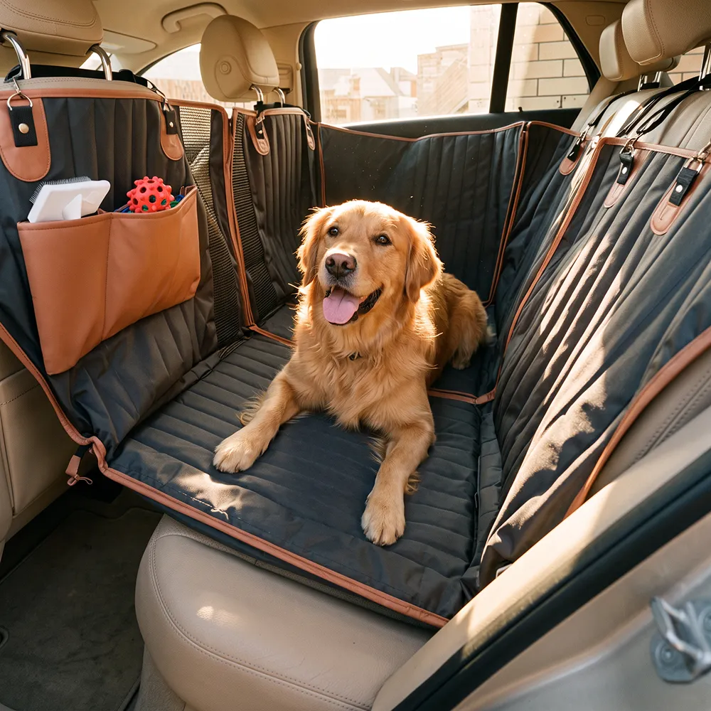 Hard Bottom Dog Car Hammock  |  “Travel Buddy Mk. II” by Owleys